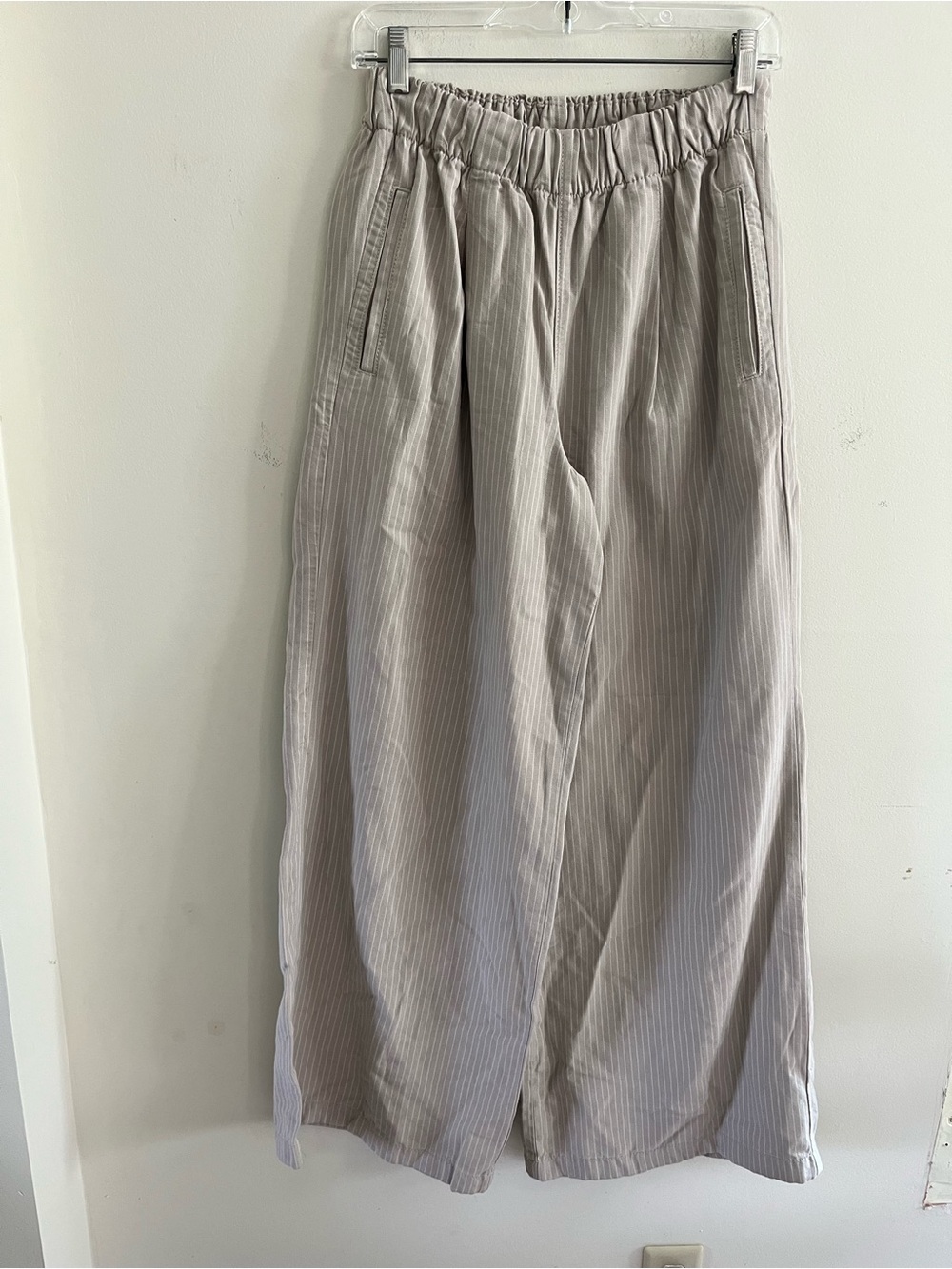 Aerie Striped Wide Leg Pants